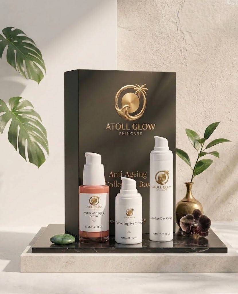 Anti-Aging Skincare Set – Day Cream, Peptide Serum & Eye Cream