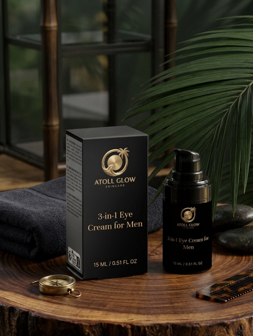 Men's 3-in-1 Eye Cream – Dark Circles, Puffiness & Fine Lines, 15 ml