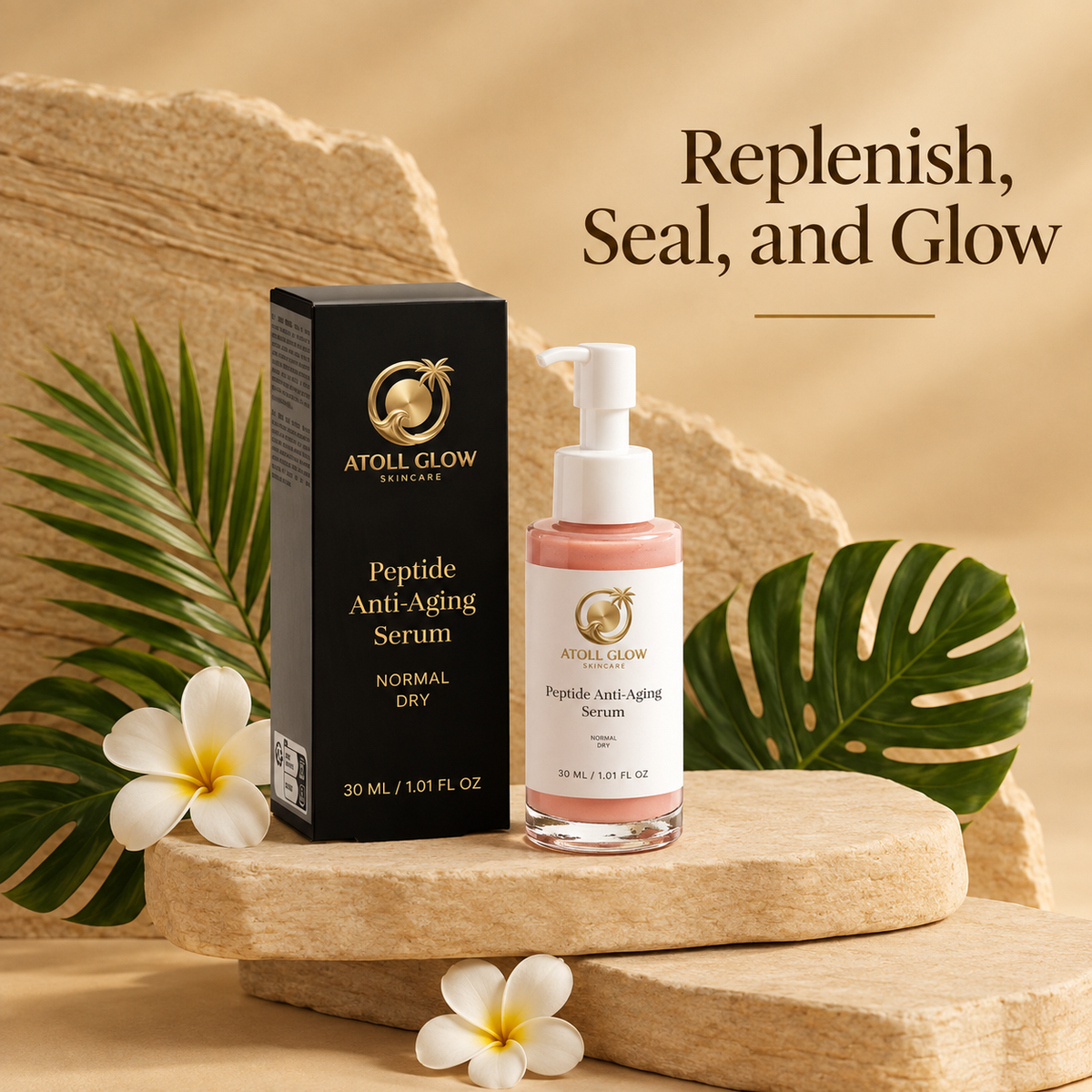 Anti-Aging Skincare Set – Day Cream, Peptide Serum & Eye Cream